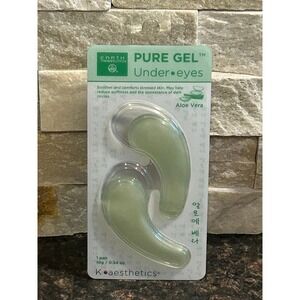Earth Therapeutics Pure Gel Under Eye Patches‎ Aloe Vera Soothing Puffiness NEW